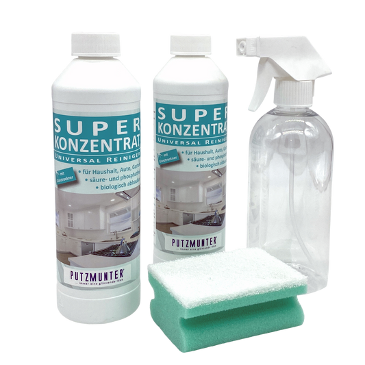PUTZMUNTER Super Konzentrat 2 x 500ml inkl. Leerflasche