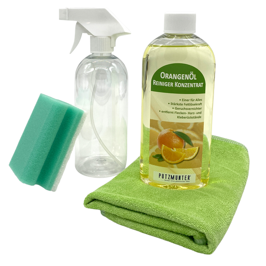 PUTZMUNTER Orangenöl Reiniger Konzentrat 500ml Set
