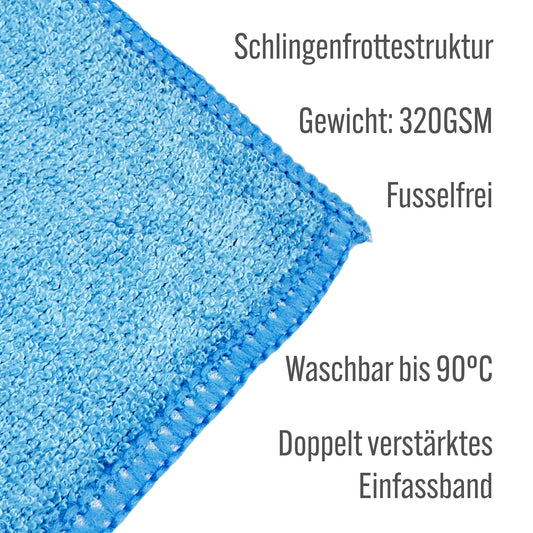 Hochwertiges Microfaser-Universaltuch mit Seidenglanz, ideal für streifenfreie Reinigung aller Oberflächen ohne chemische Reinigungsmittel; maximale Saugkraft, langlebig, eleganter Glanz.