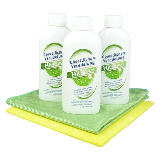 HiGloss Oberflächenveredelung 3 x 250ml Sparpaket