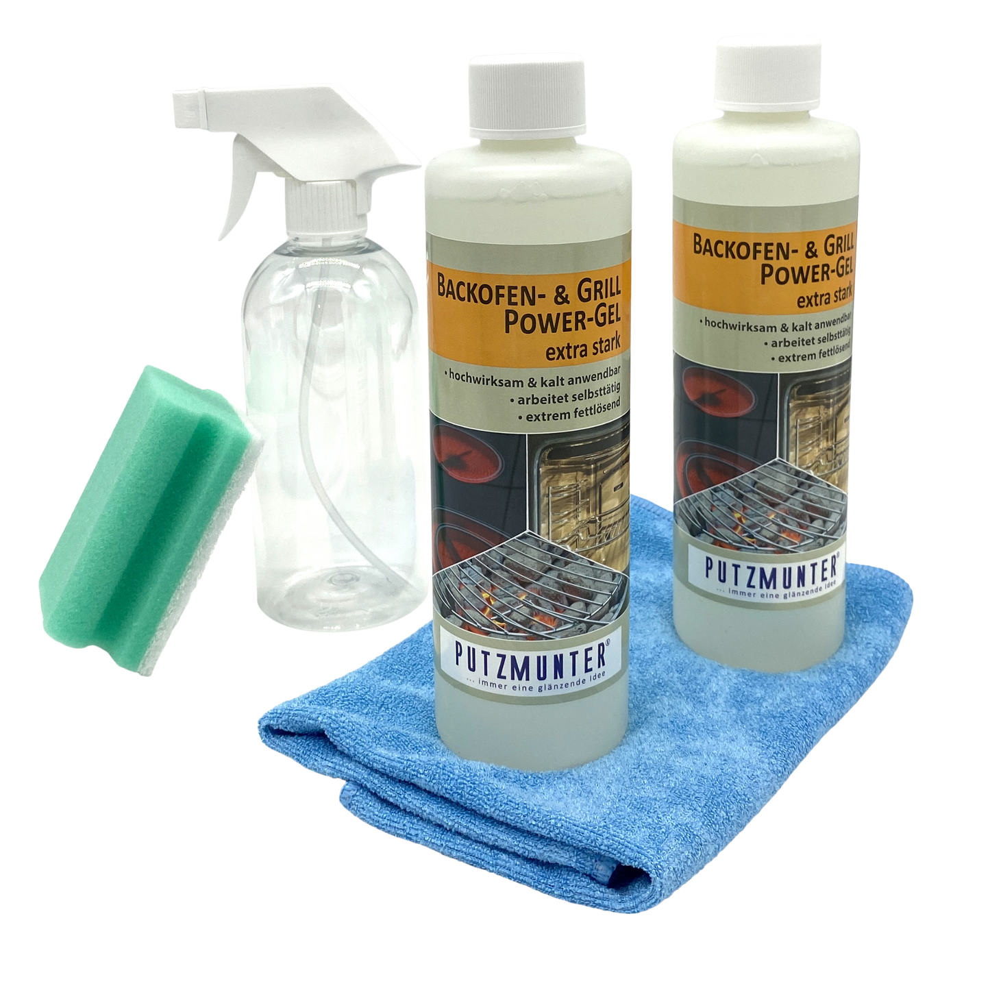 PUTZMUNTER Backofenreiniger Power Gel 500ml 2 x 500ml Set