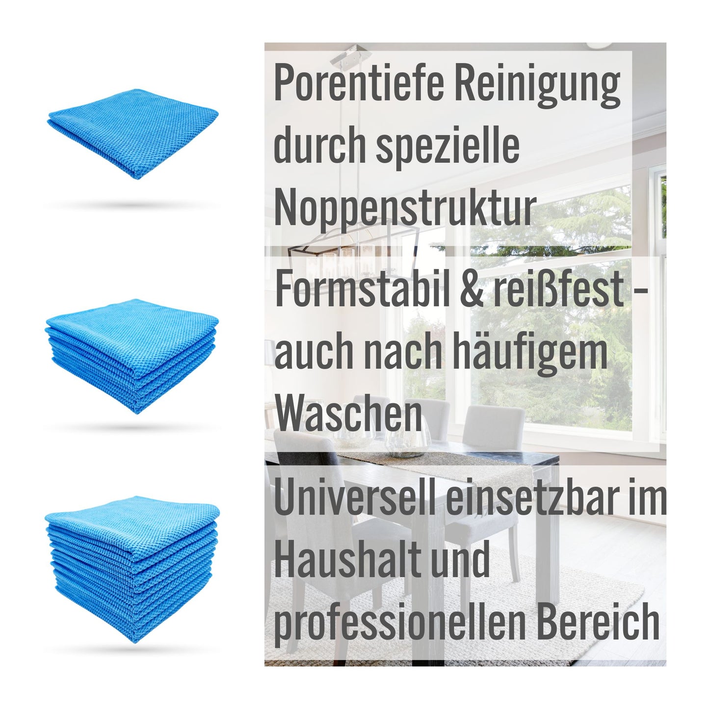 Mikrofaser Universal MEISTERTUCH 40x40 cm