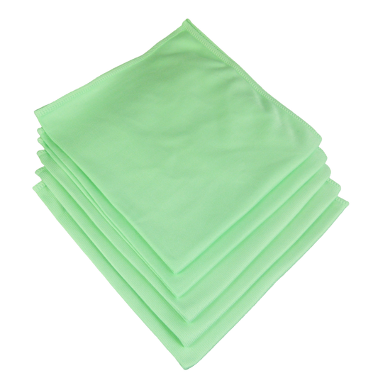 Das Trockenwunder Microfaser Glas-& Poliertuch 40x40cm grün