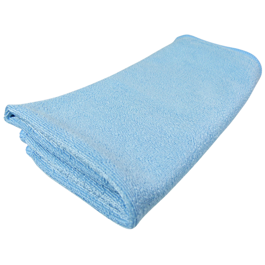 Microfaser Universaltuch mit Seidenglanz 40x40cm blau