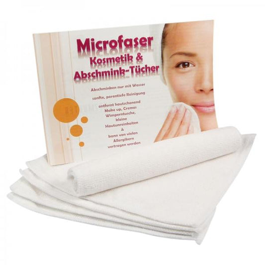 MiKrofaser Kosmetik-Tücher 5er Set weiß 30 x 30 cm