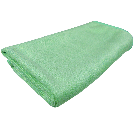 Microfaser Universaltuch mit Seidenglanz 40x40cm grün